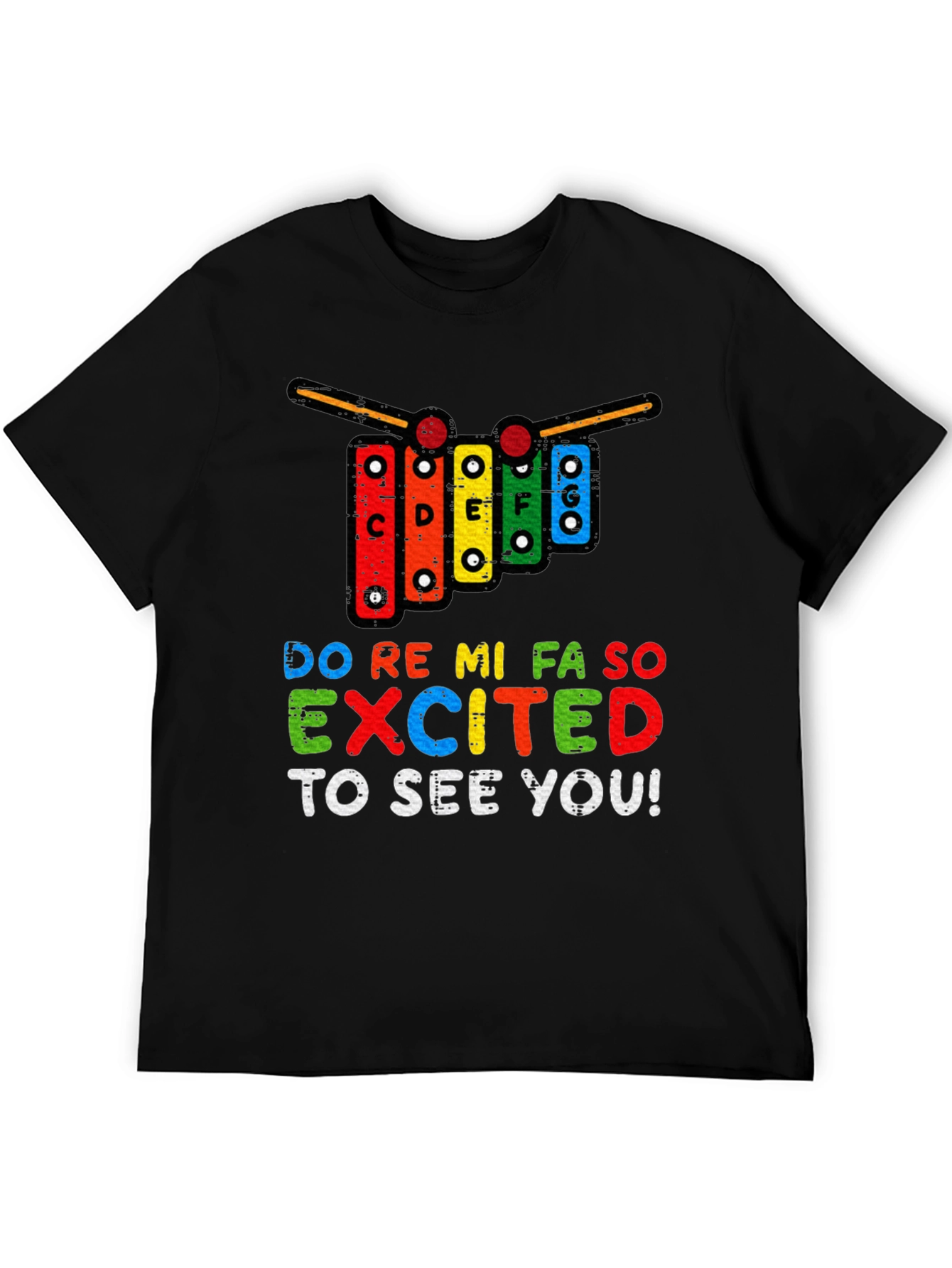 Musical T-Shirt: Do Re Mi Fa So Excited!