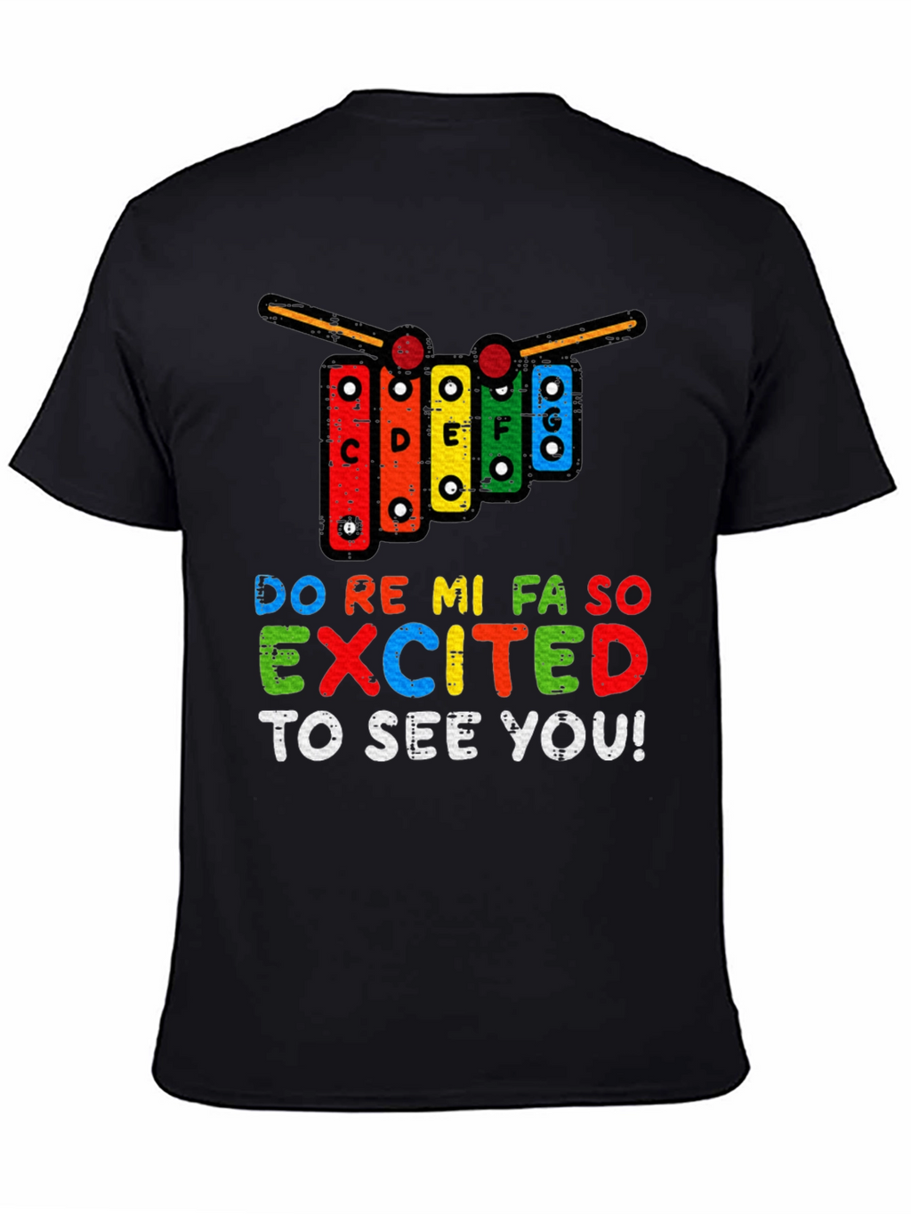 Musical T-Shirt: Do Re Mi Fa So Excited!