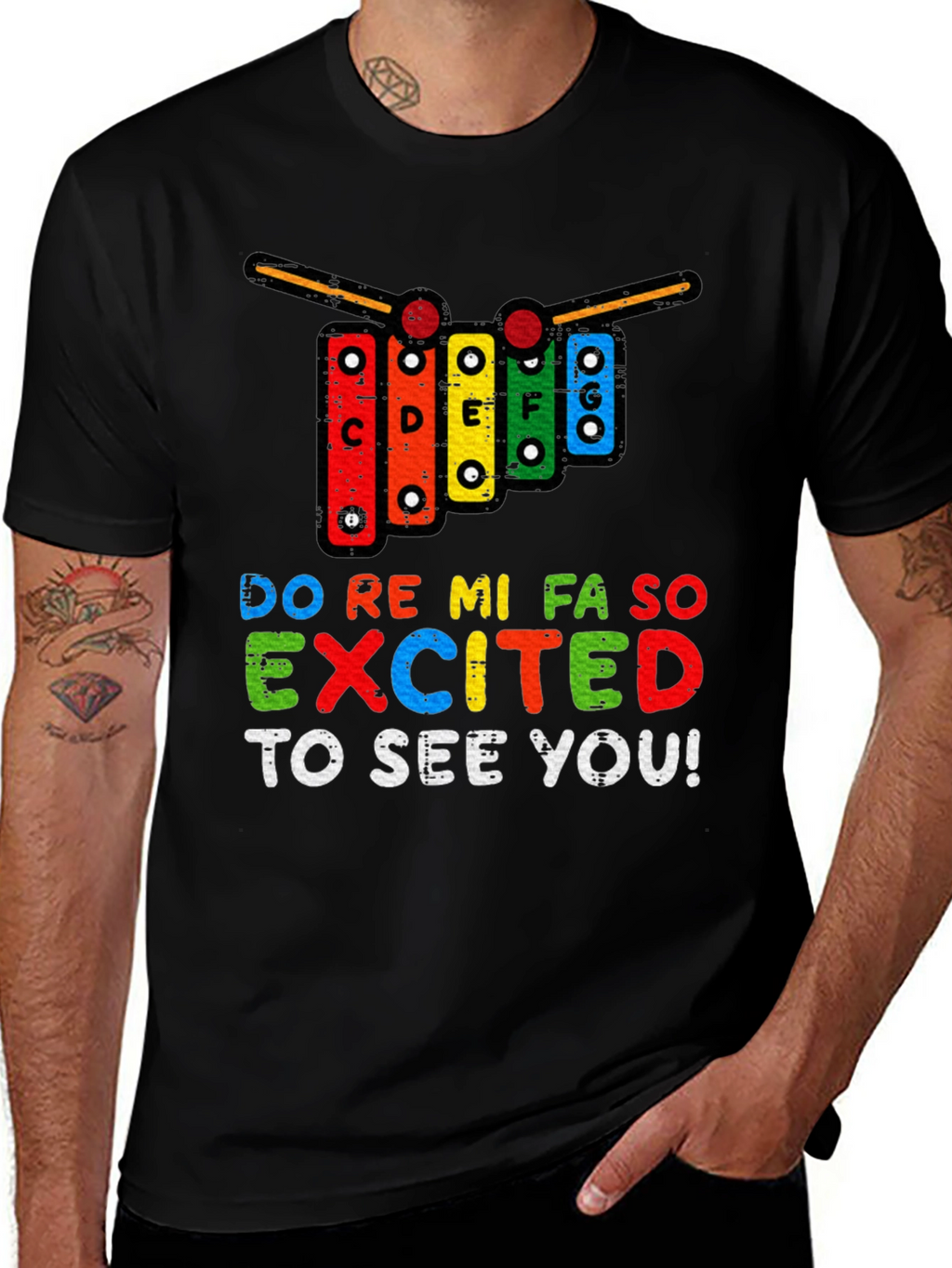 Musical T-Shirt: Do Re Mi Fa So Excited!
