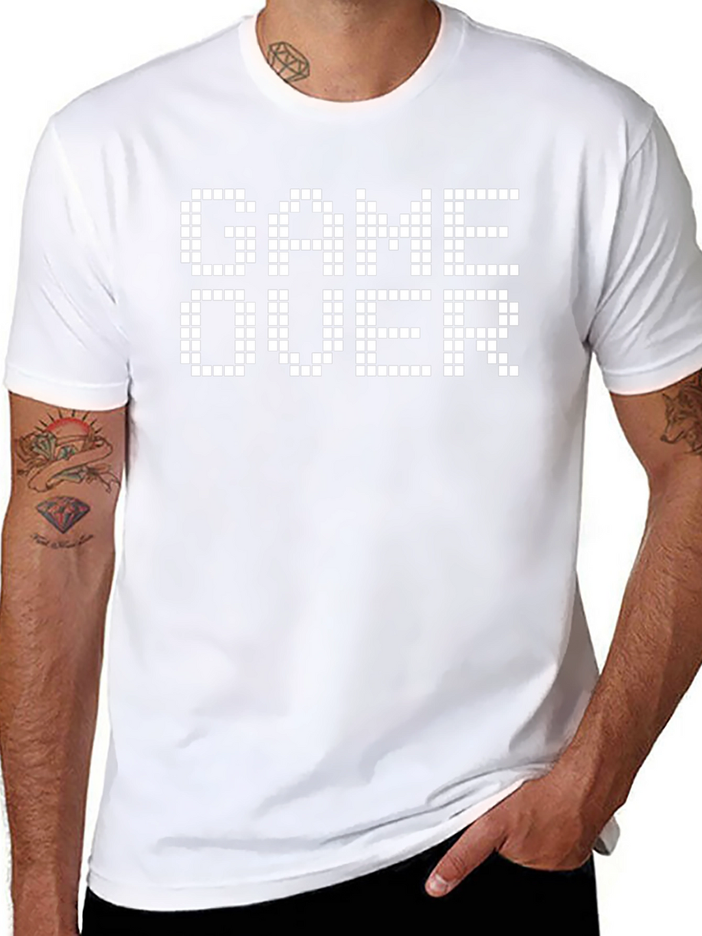 Game Over Pixel Art Graphic T-Shirt