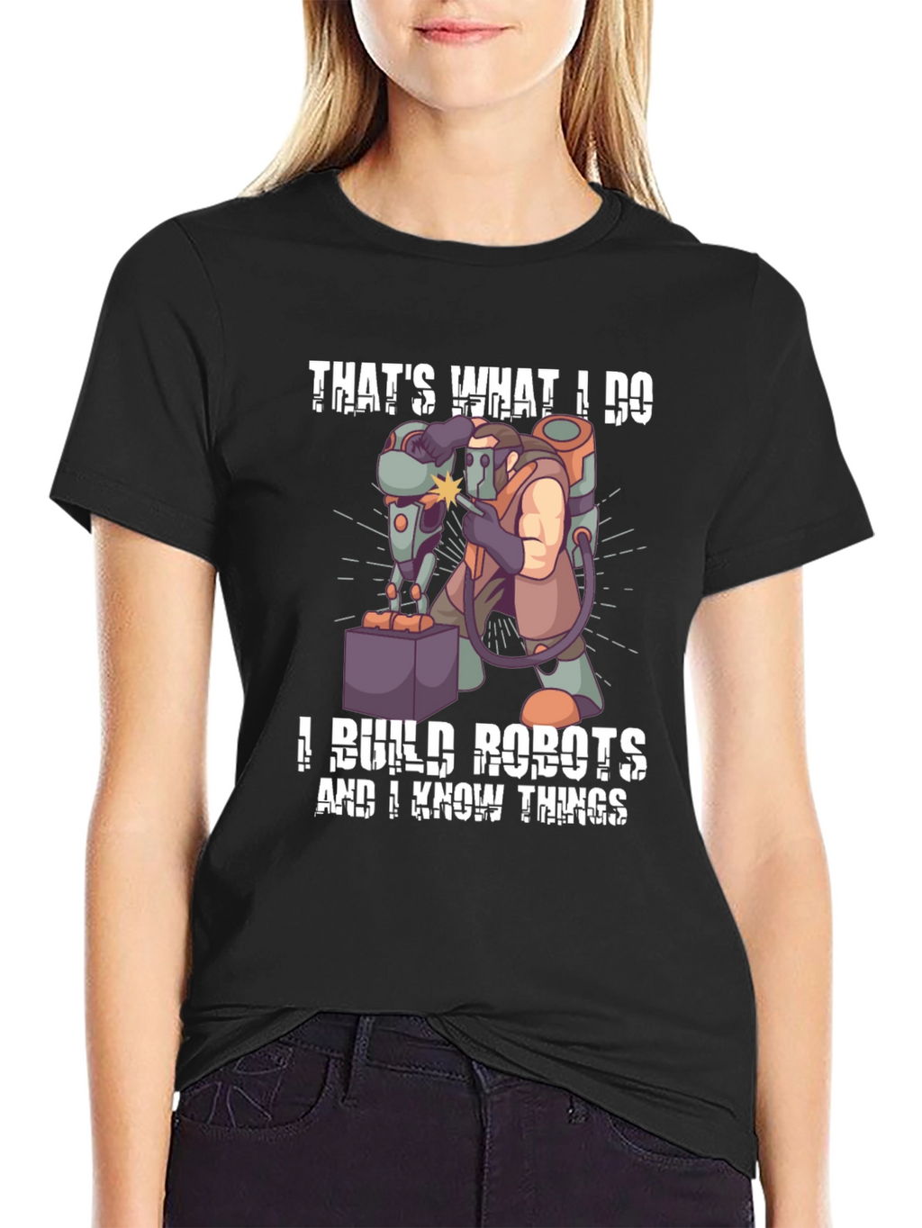 Thats What I Do I Build Robots T-Shirt