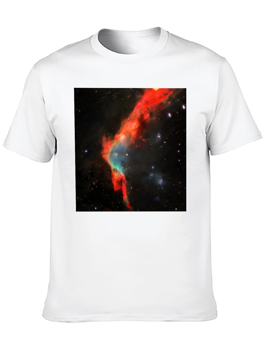 Nebula Print Black T-Shirt