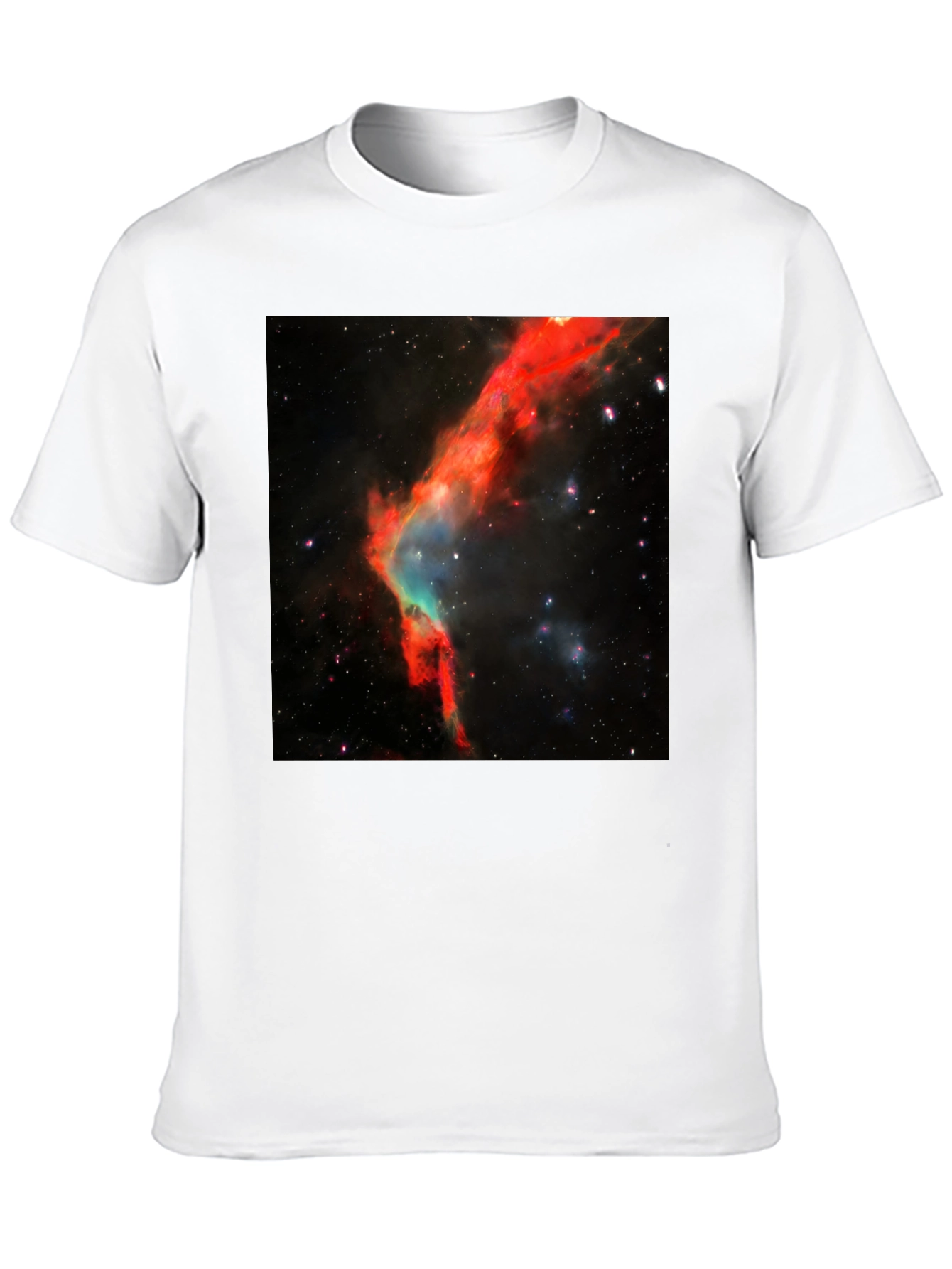 Nebula Print Black T-Shirt