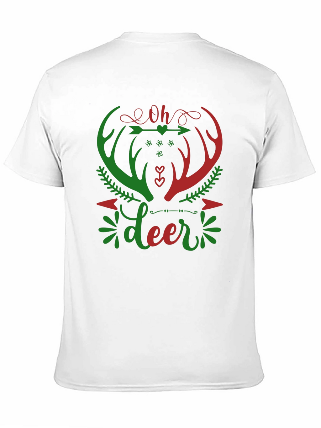 Oh Deer Christmas Graphic T-Shirt