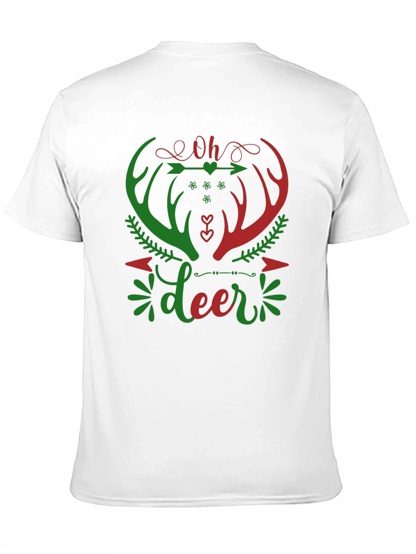 Oh Deer Christmas Graphic T-Shirt