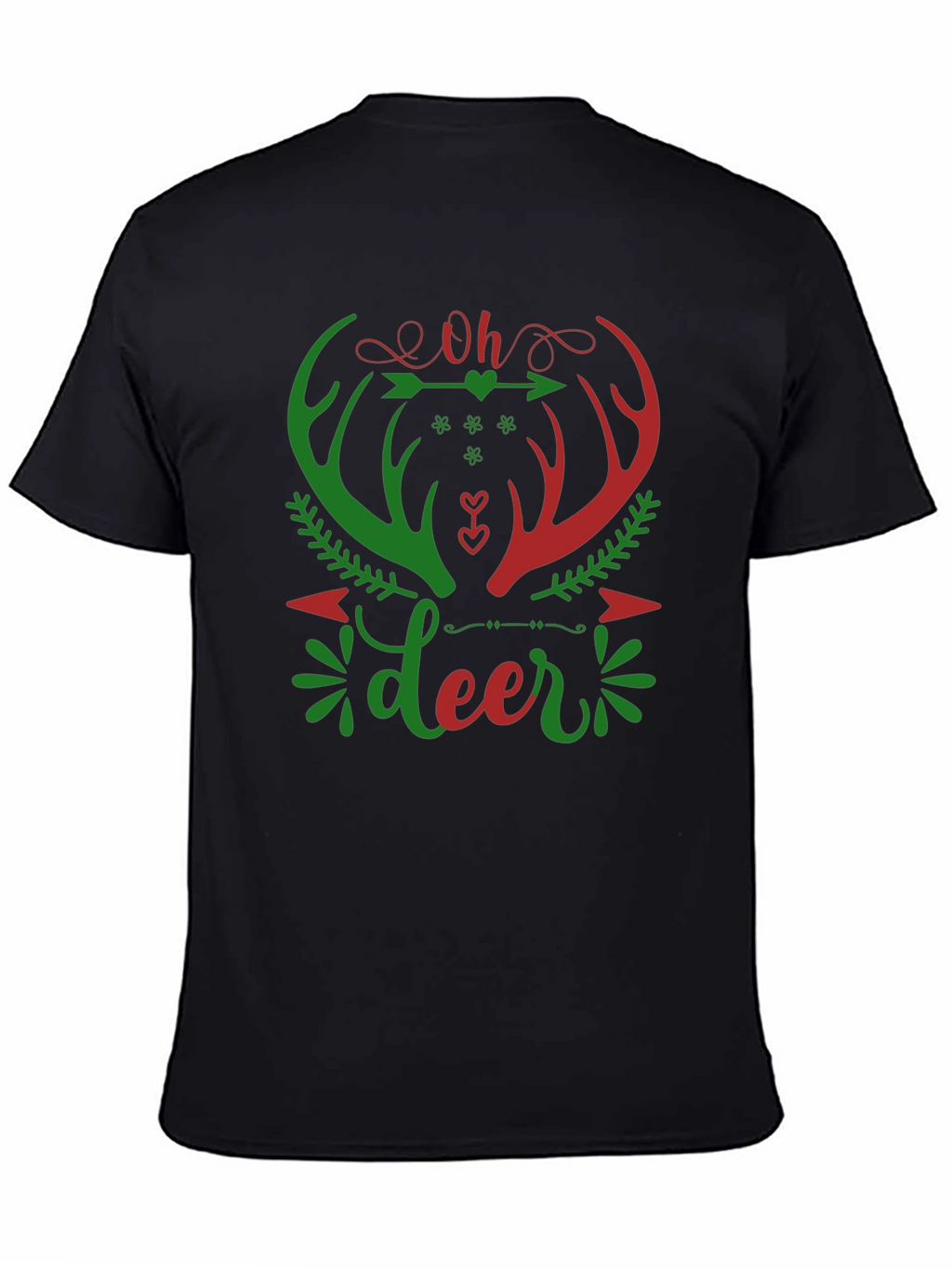Oh Deer Christmas Graphic T-Shirt