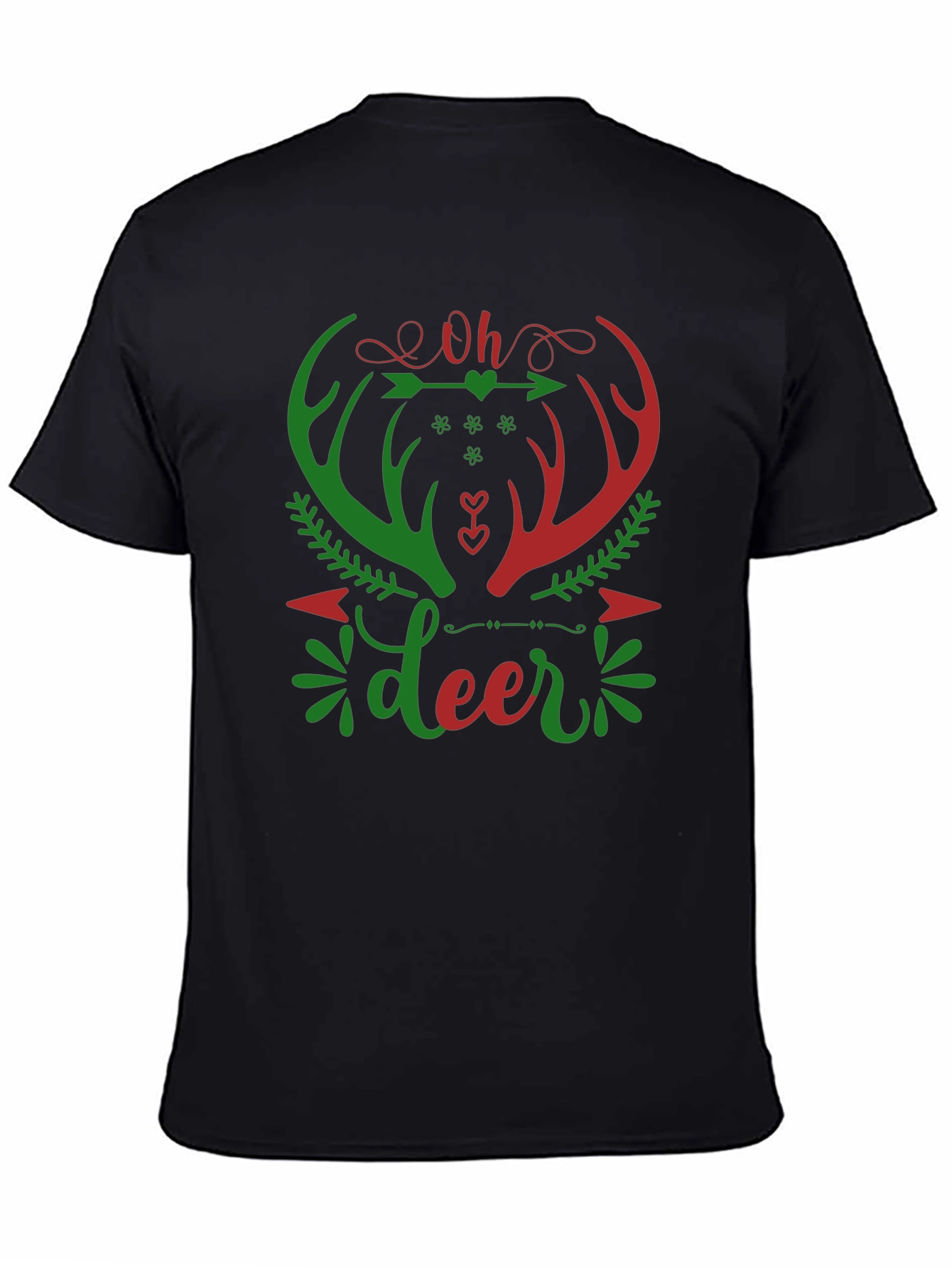 Oh Deer Christmas Graphic T-Shirt