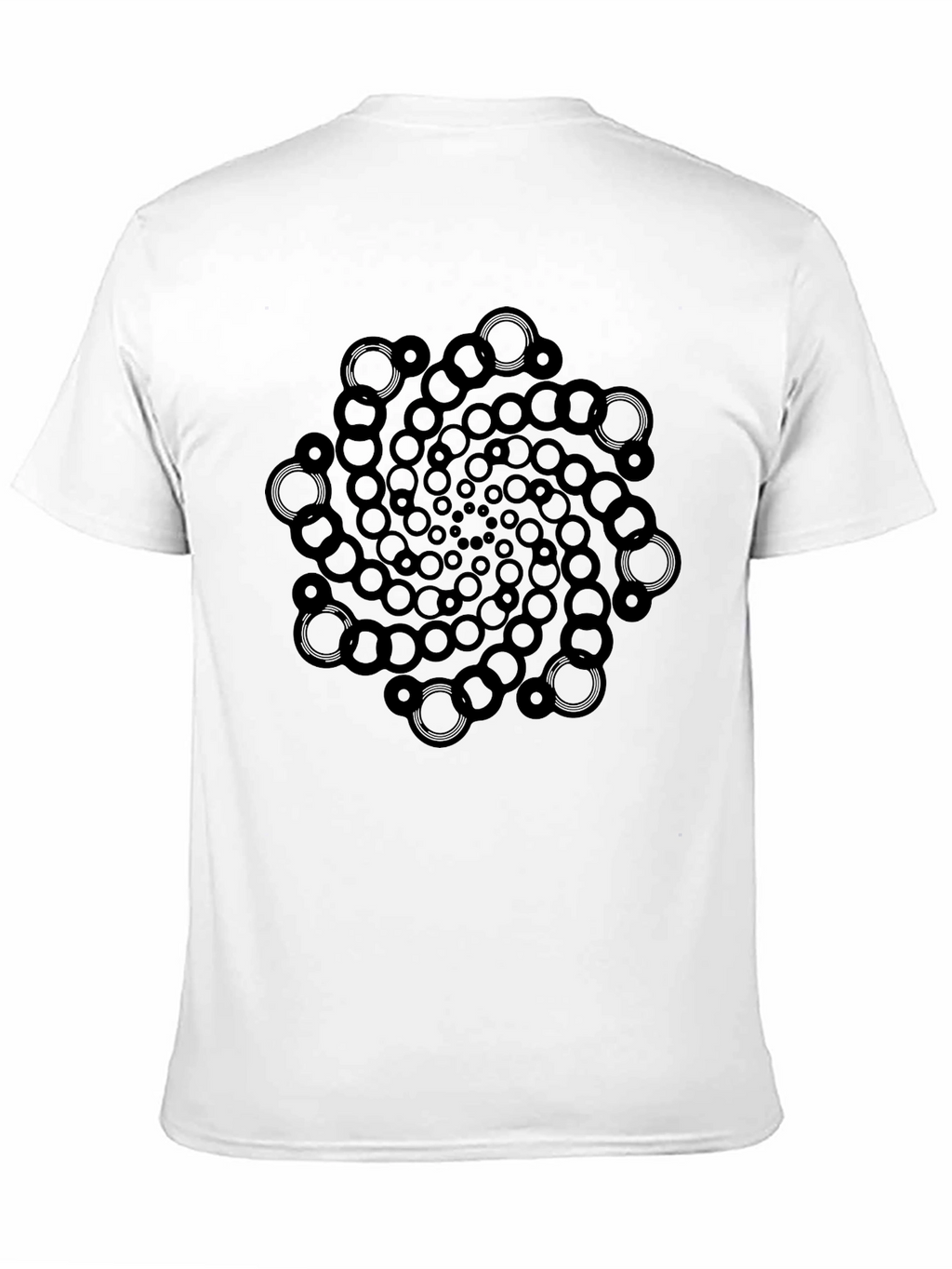 Spiral Circle Design T-Shirt