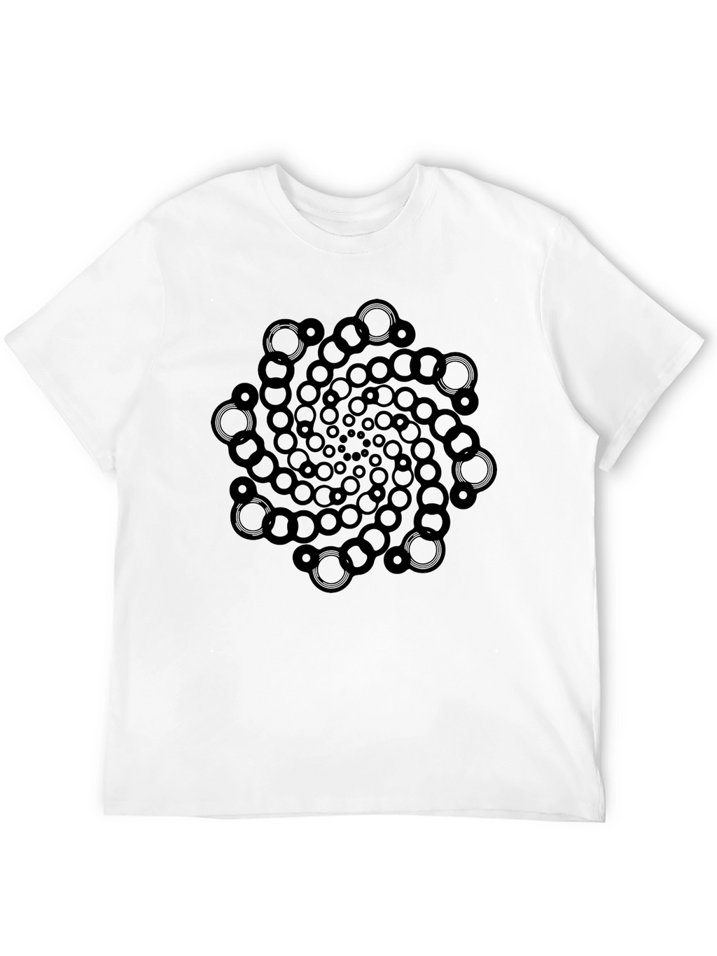 Spiral Circle Design T-Shirt