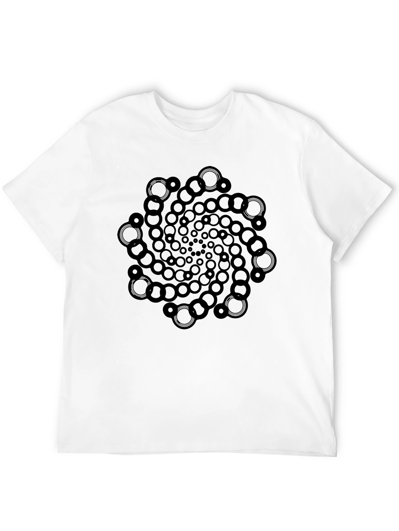 Spiral Circle Design T-Shirt