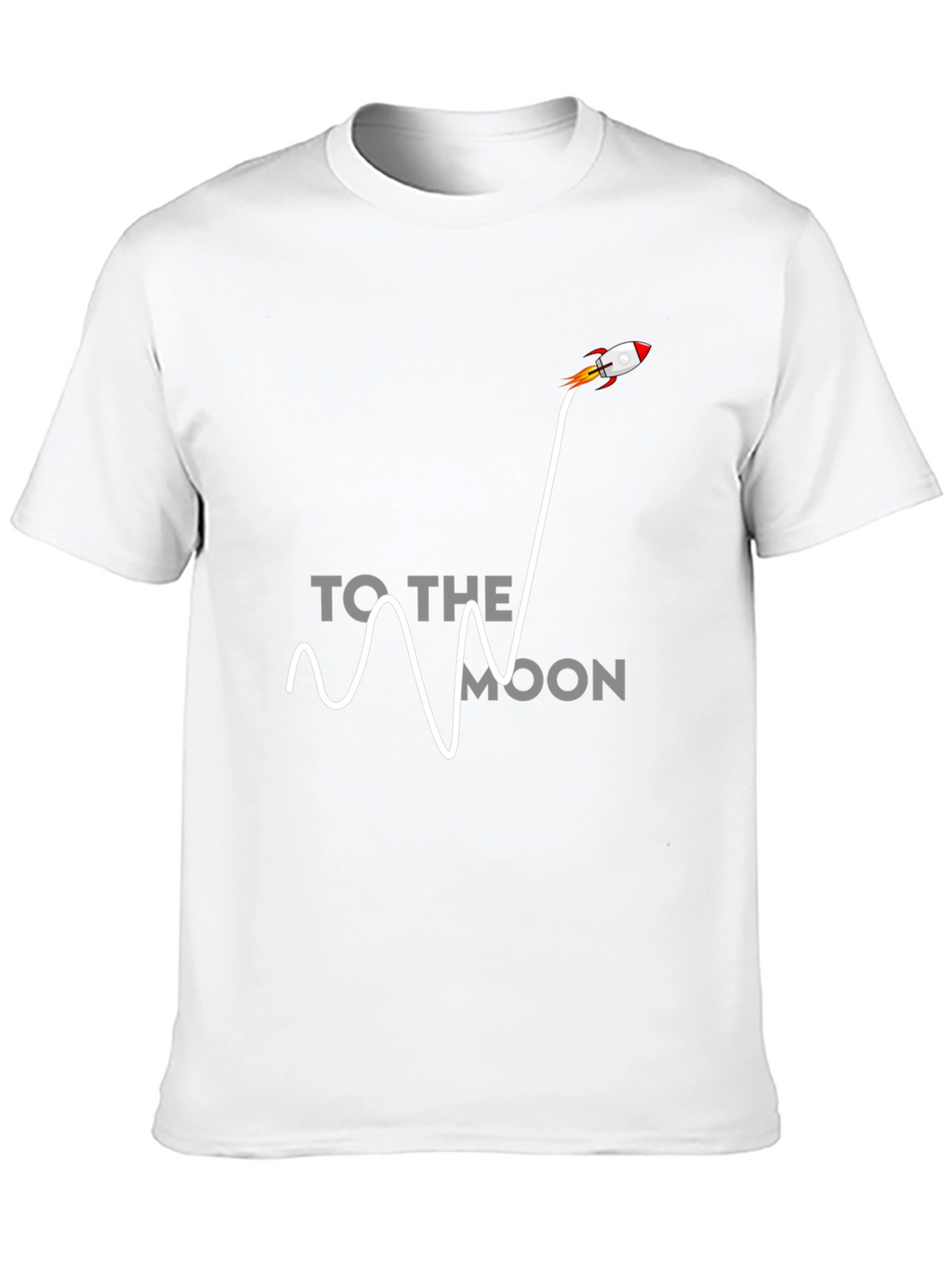To The Moon Rocket Graphic Tee