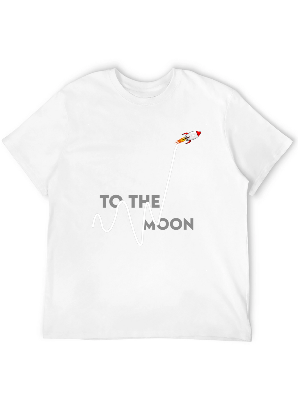 To The Moon Rocket Graphic Tee