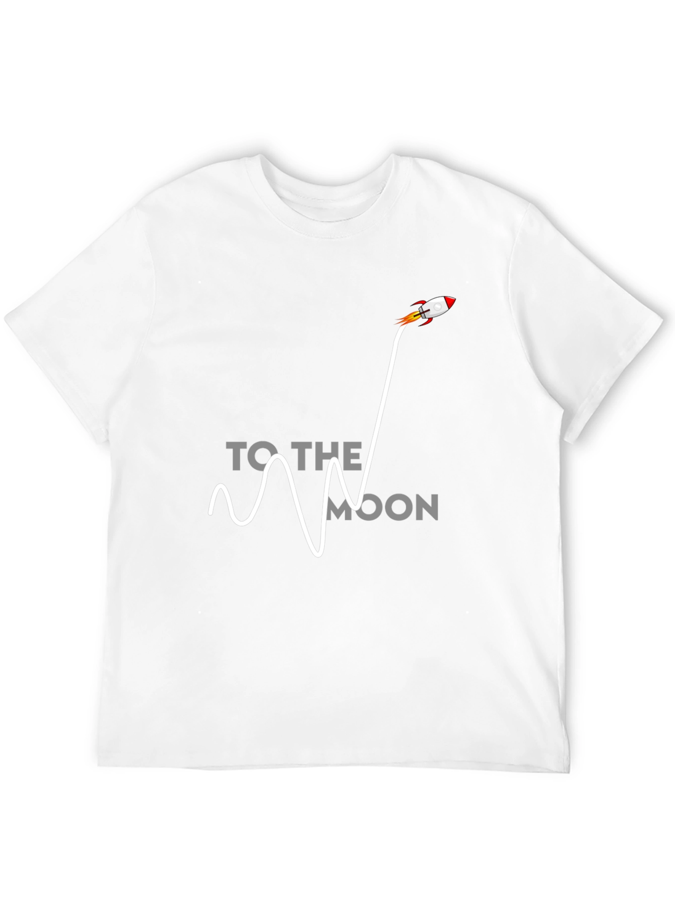To The Moon Rocket Graphic Tee