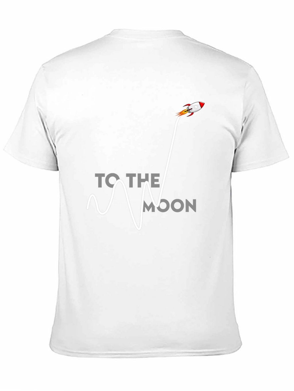 To The Moon Rocket Graphic Tee