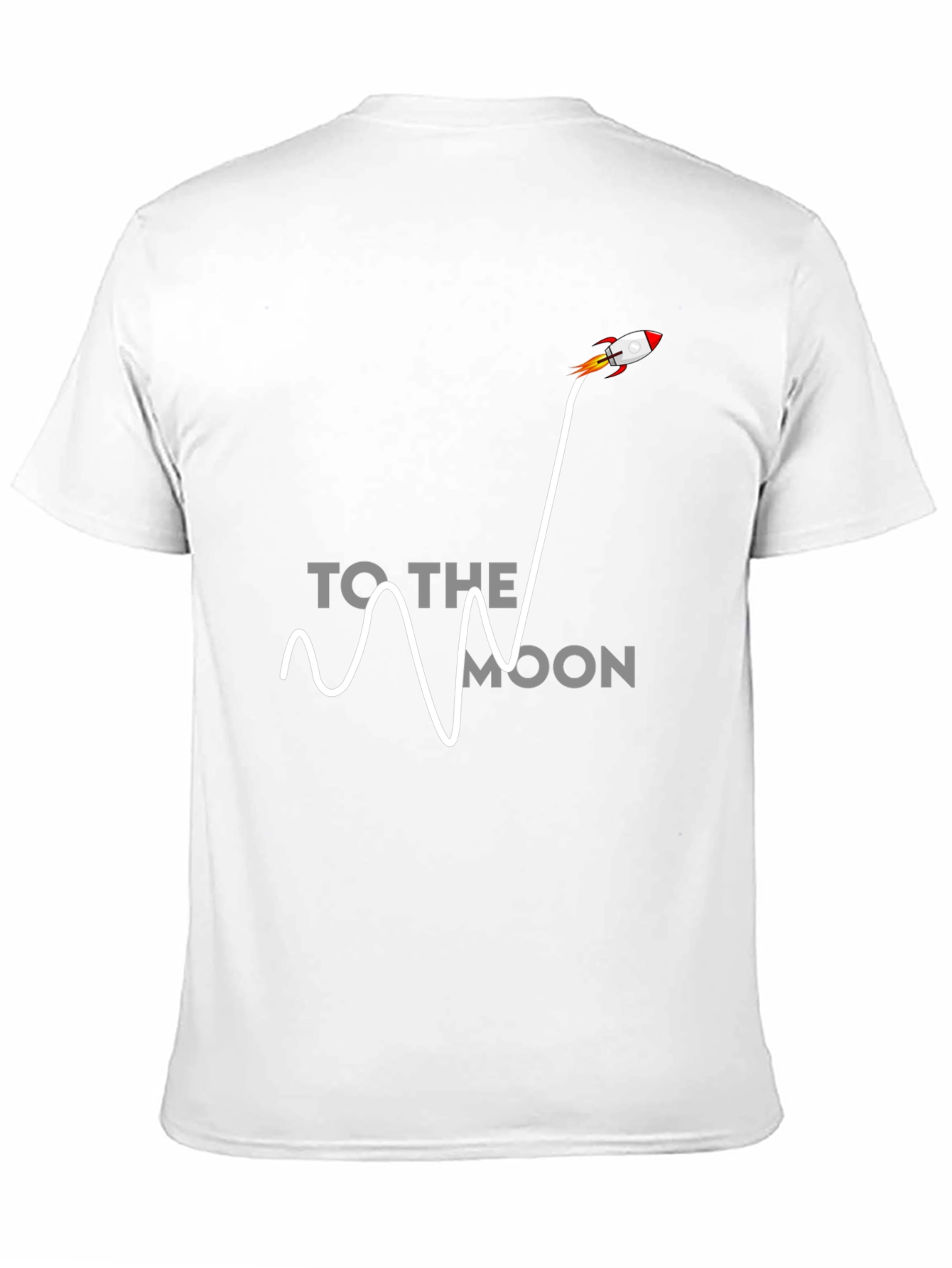 To The Moon Rocket Graphic Tee