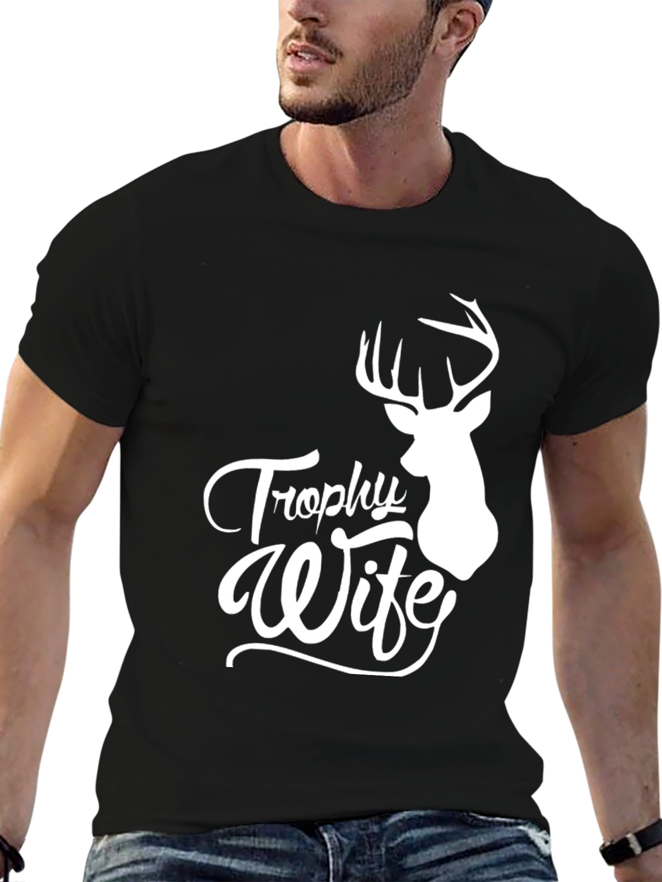 Trophy Wife Graphic Tee - Hunting Humor Shirt