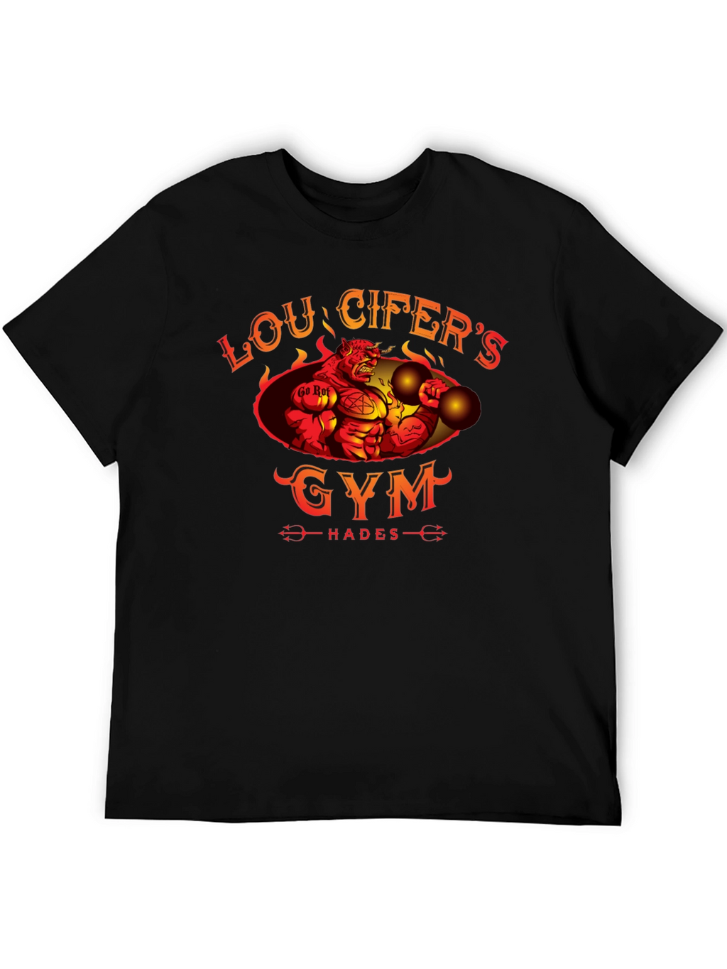 Loucifers Gym T-Shirt Hades Devil Workout Tee