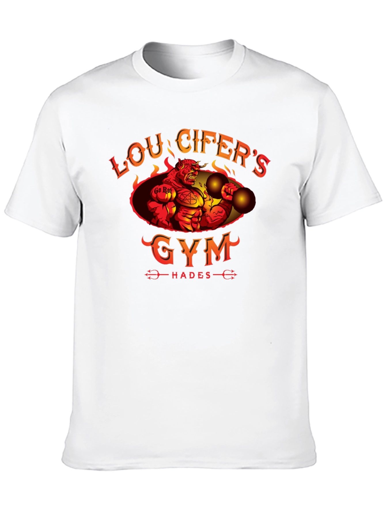 Loucifers Gym T-Shirt Hades Devil Workout Tee