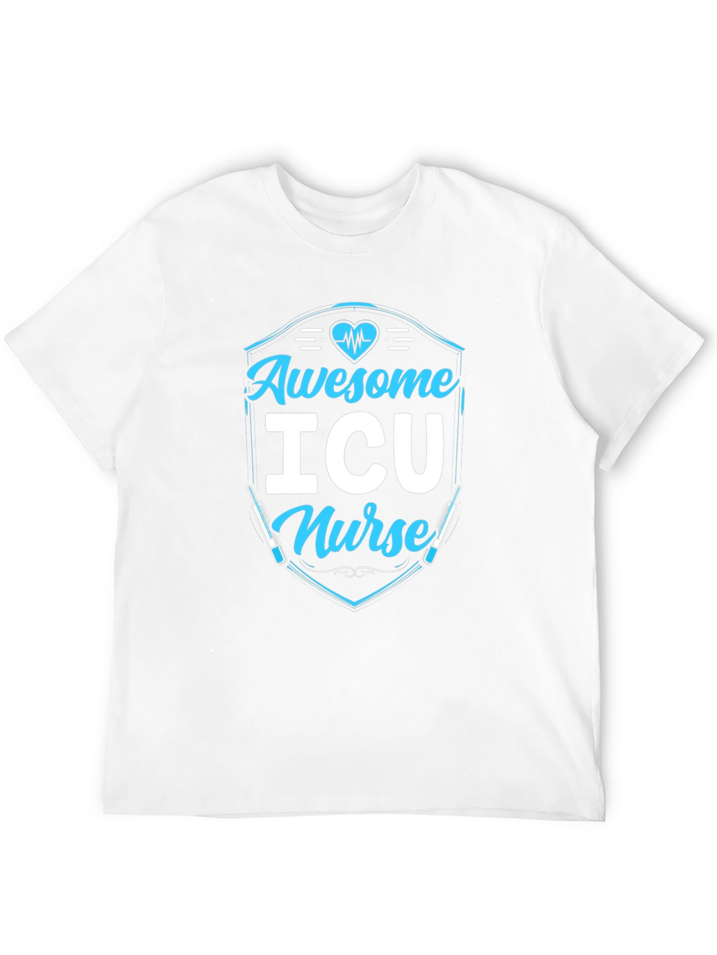 Awesome ICU Nurse Graphic Tee