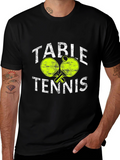 Table Tennis T-Shirt - Ping Pong Paddles Tee