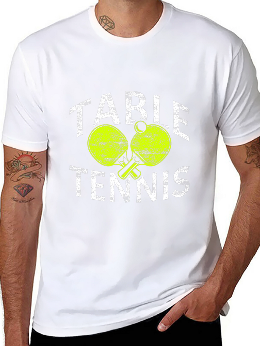 Table Tennis T-Shirt - Ping Pong Paddles Tee