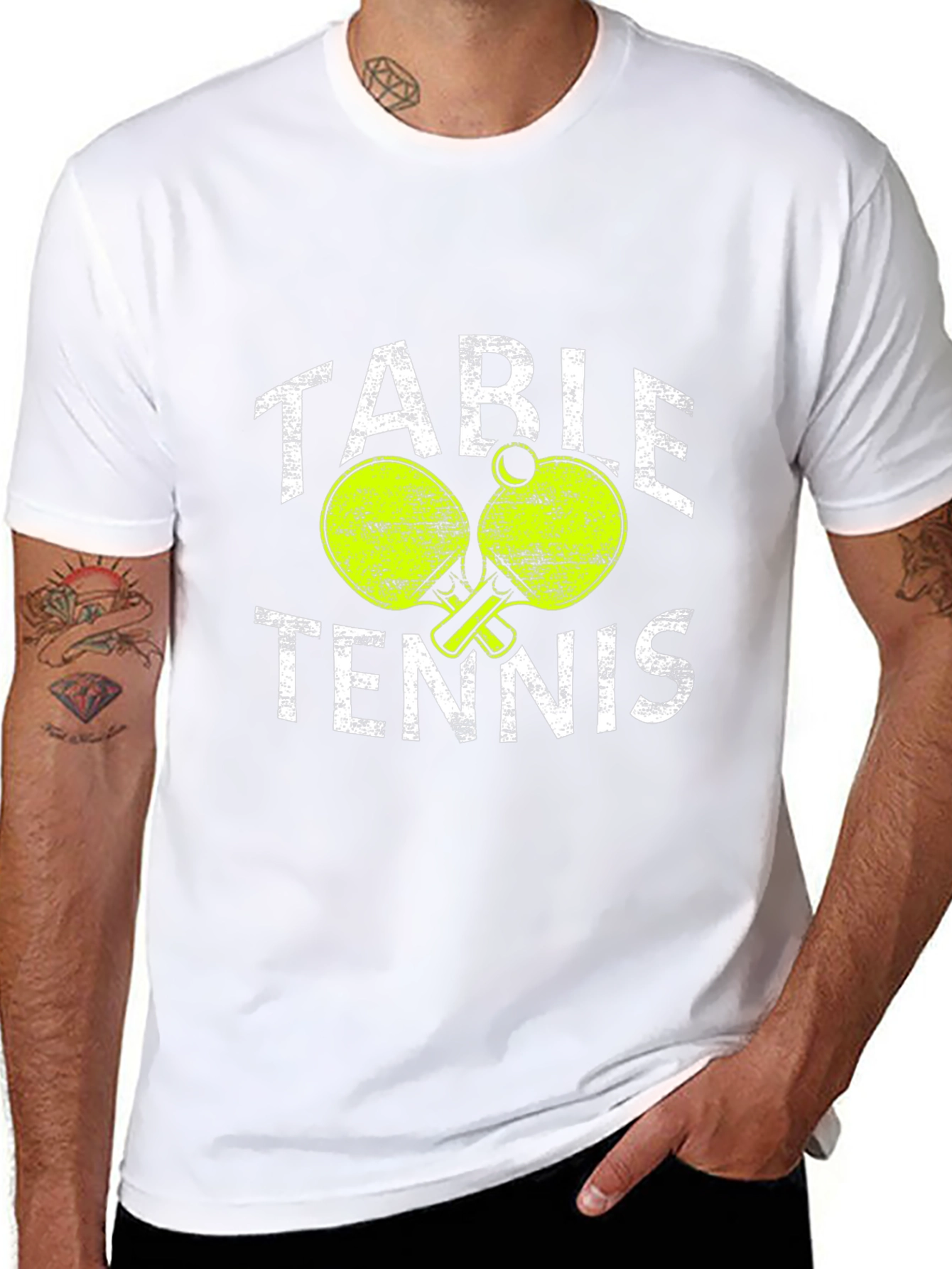 Table Tennis T-Shirt - Ping Pong Paddles Tee