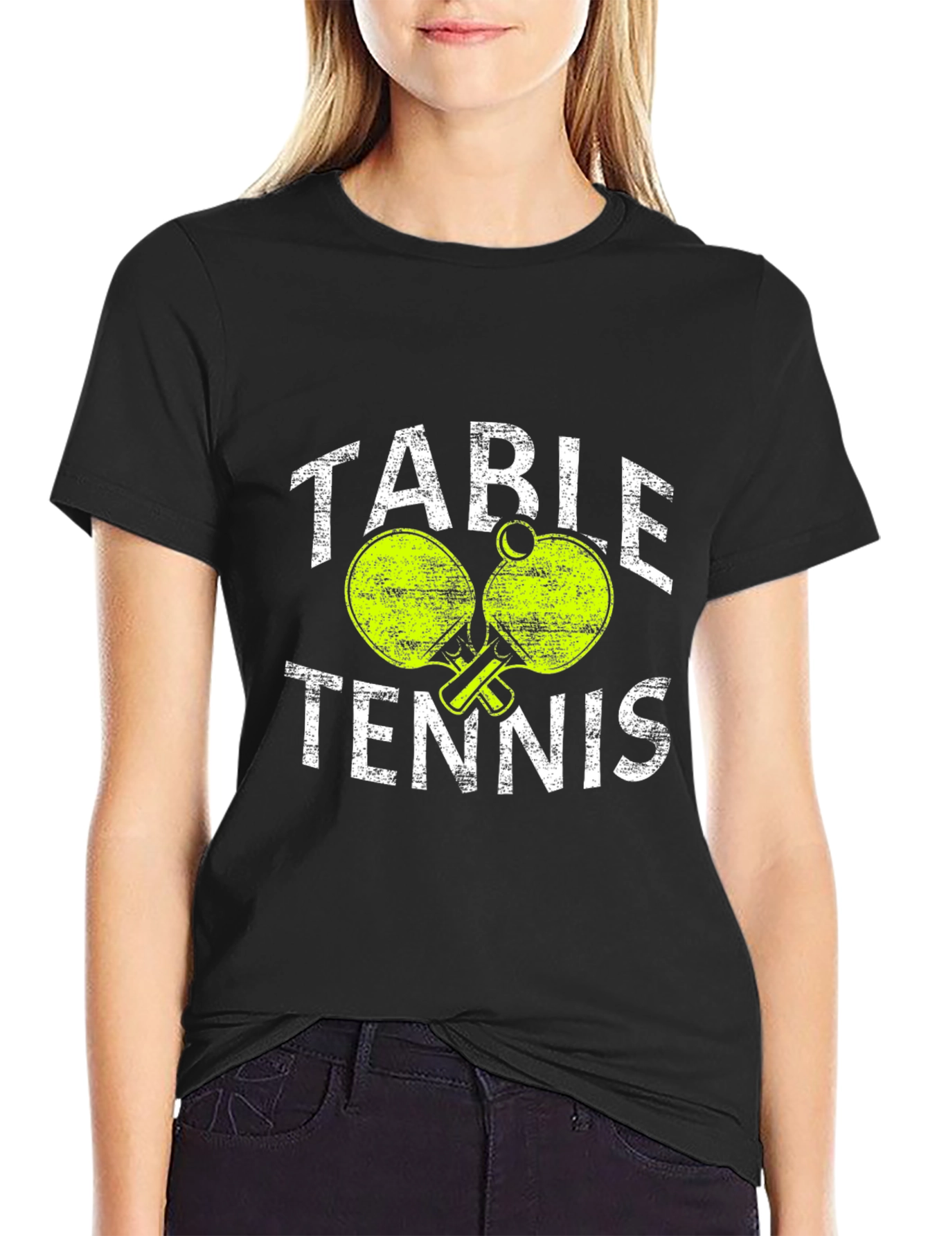 Table Tennis T-Shirt - Ping Pong Paddles Tee
