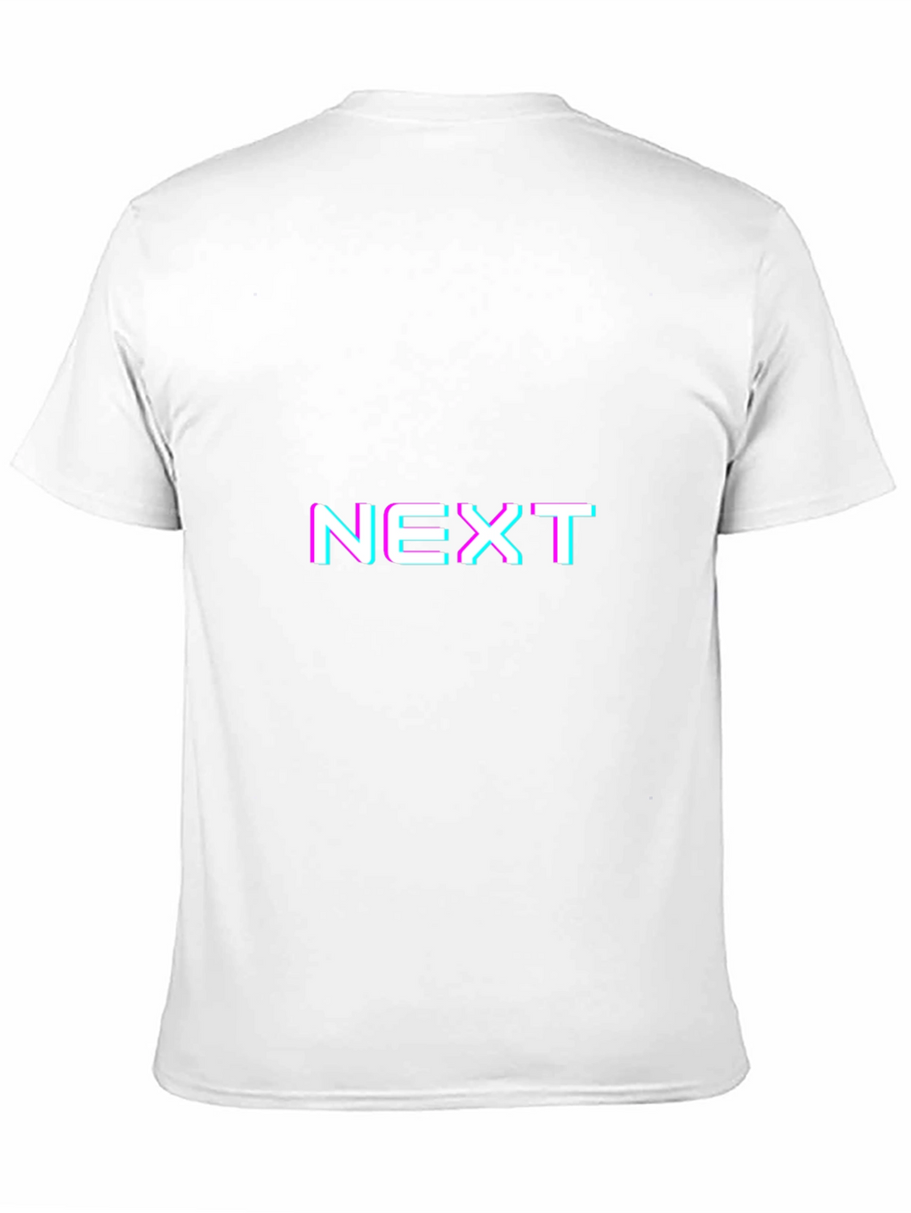 NEXT Glitch Graphic Tee - Black Casual Shirt