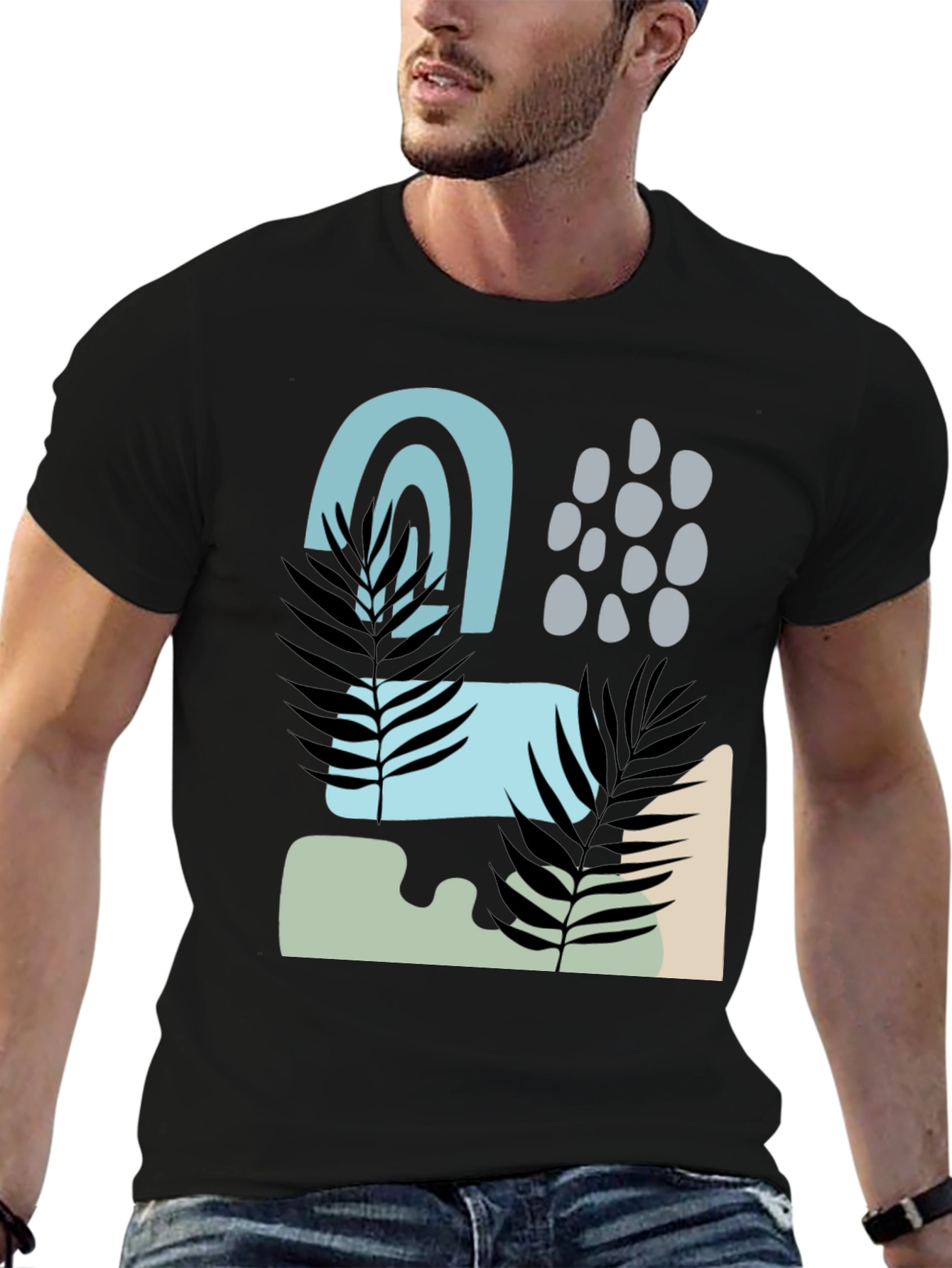 Abstract Graphic Print T-Shirt