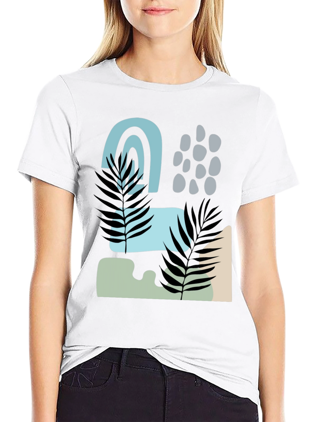 Abstract Graphic Print T-Shirt