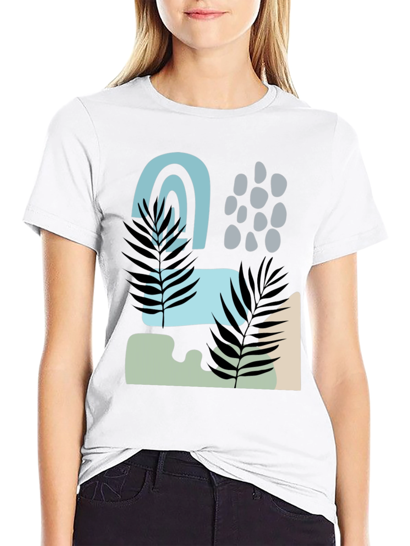 Abstract Graphic Print T-Shirt