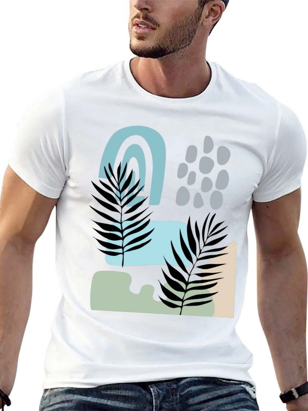 Abstract Graphic Print T-Shirt