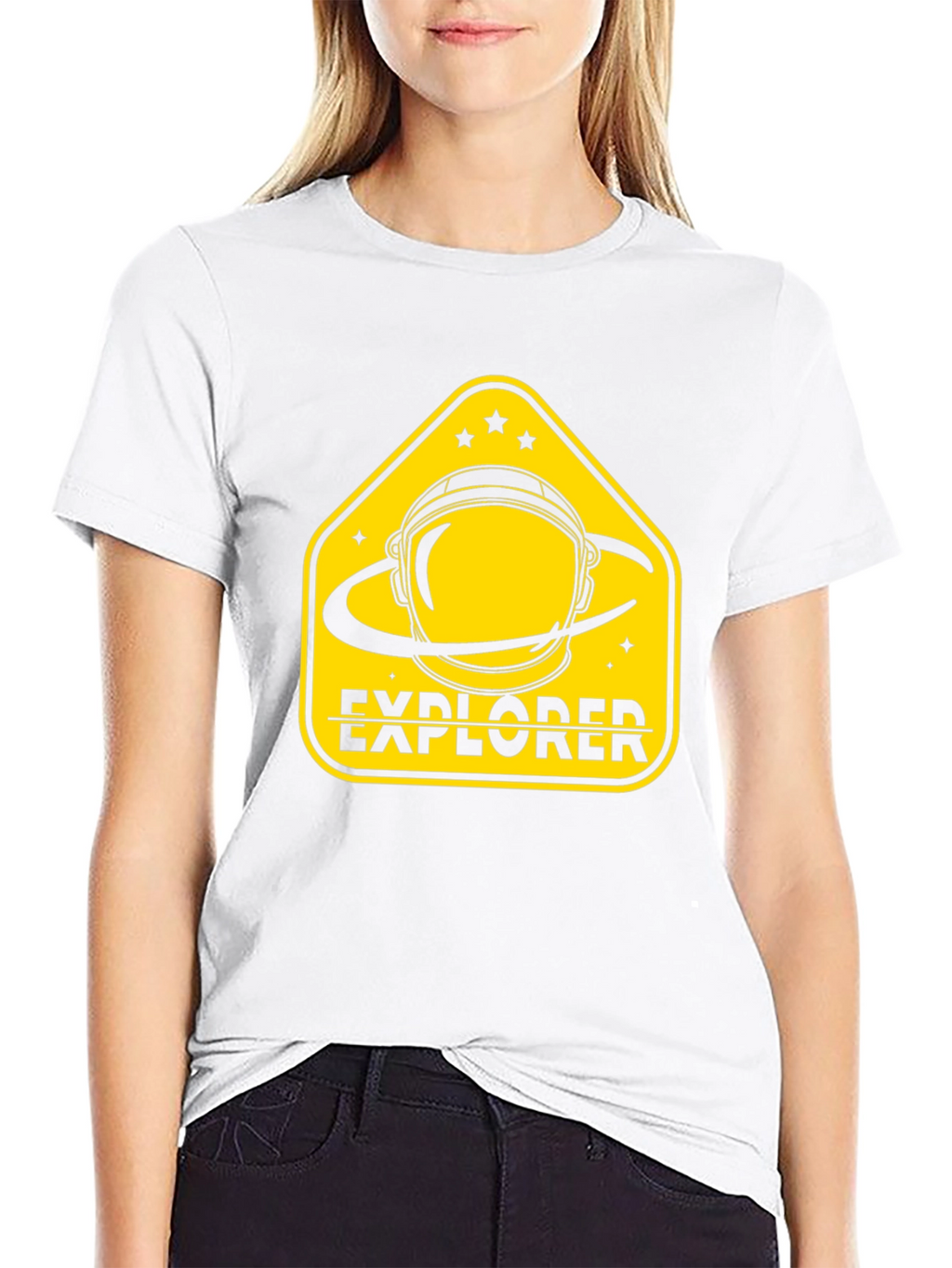 Explorer Graphic T-Shirt - Astronaut Helmet Design