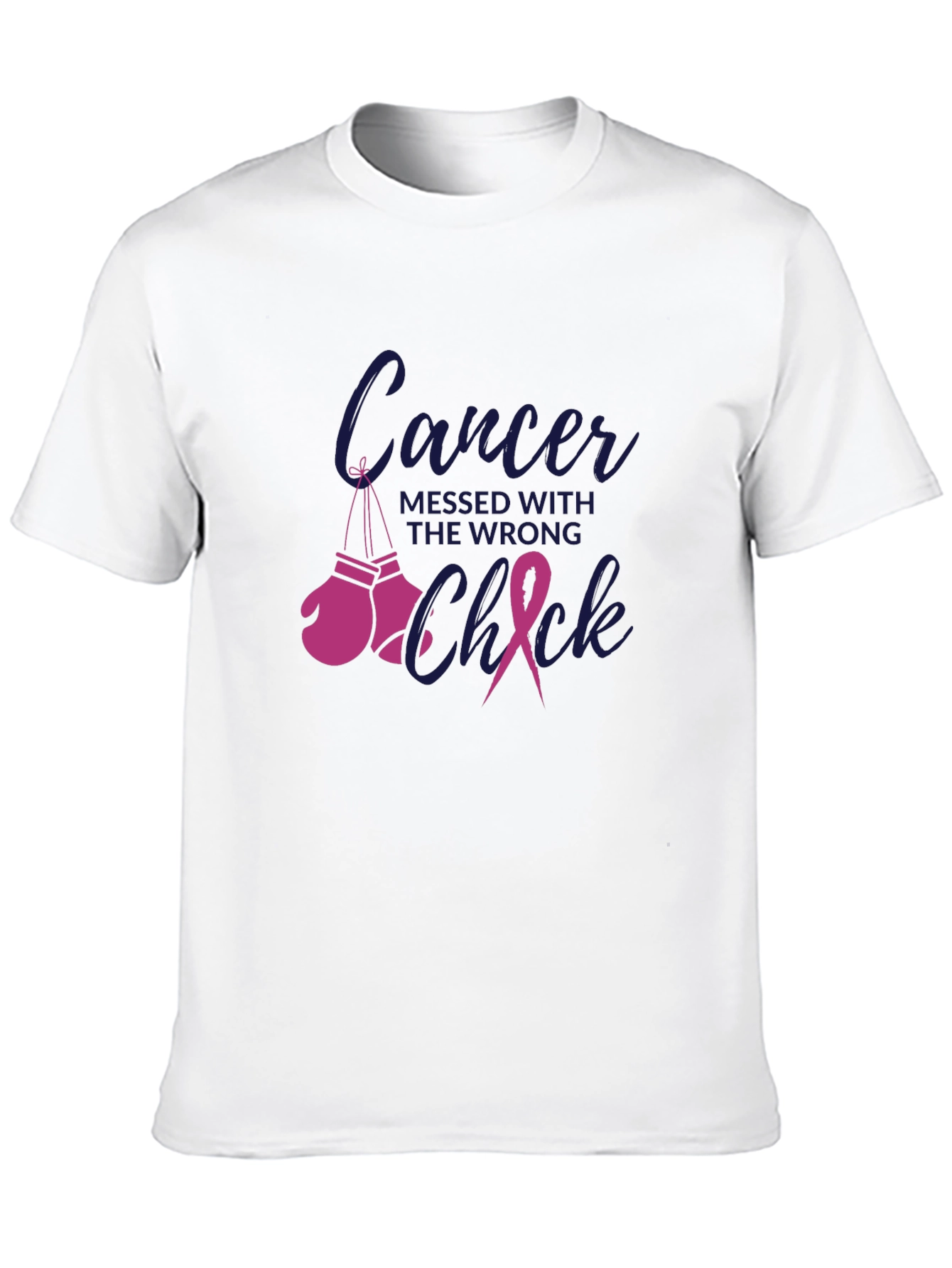 Cancer Messed With the Wrong Chick T-Shirt