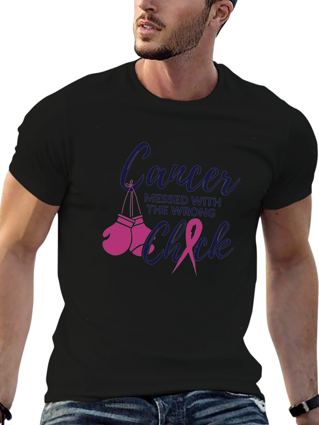 Cancer Messed With the Wrong Chick T-Shirt
