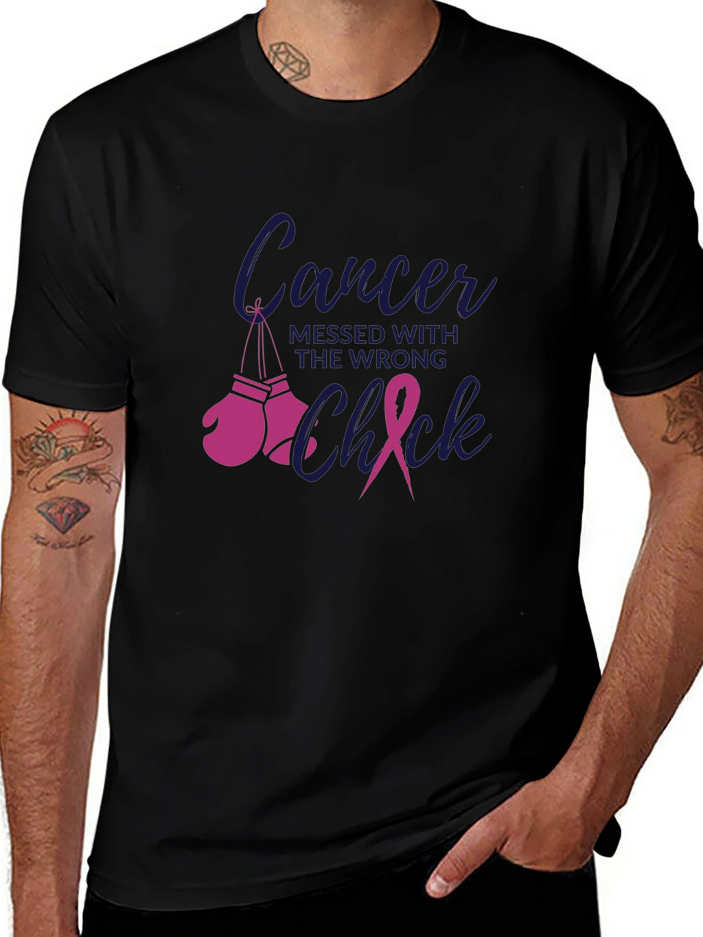 Cancer Messed With the Wrong Chick T-Shirt
