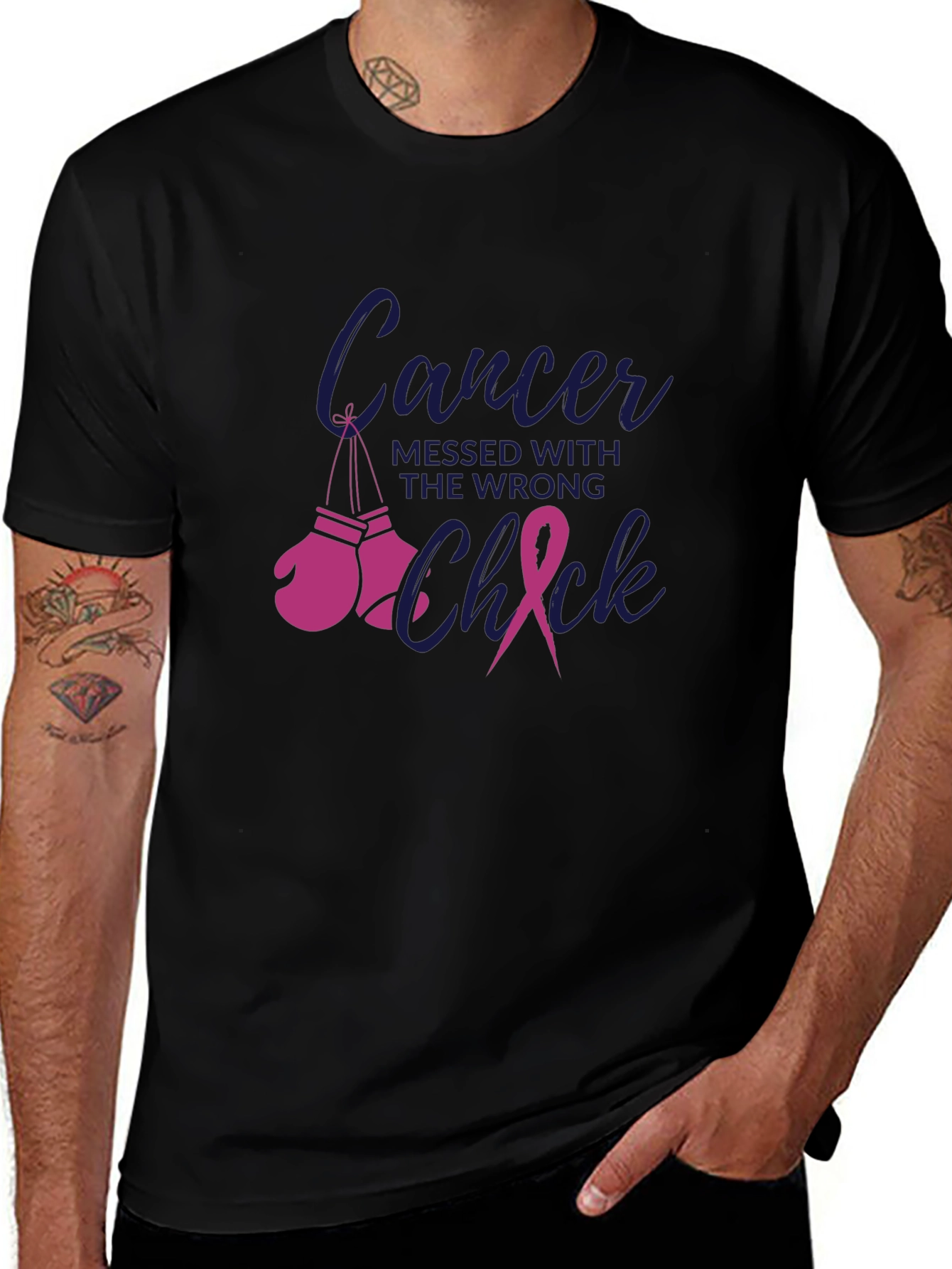 Cancer Messed With the Wrong Chick T-Shirt