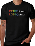 Pride Rally LGBTQ Ally Graphic Tee