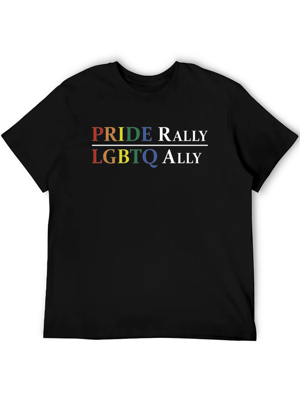 Pride Rally LGBTQ Ally Graphic Tee
