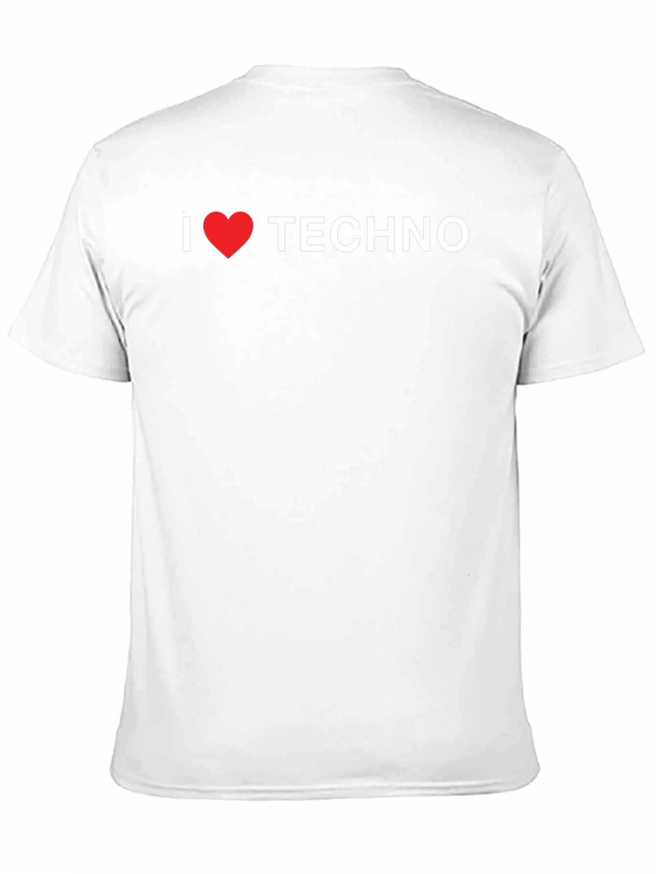 I Love Techno Black T-Shirt