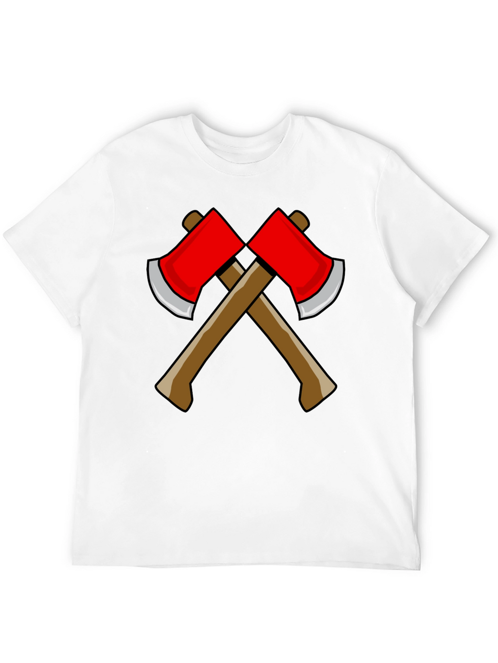 Axe Design Black T-Shirt