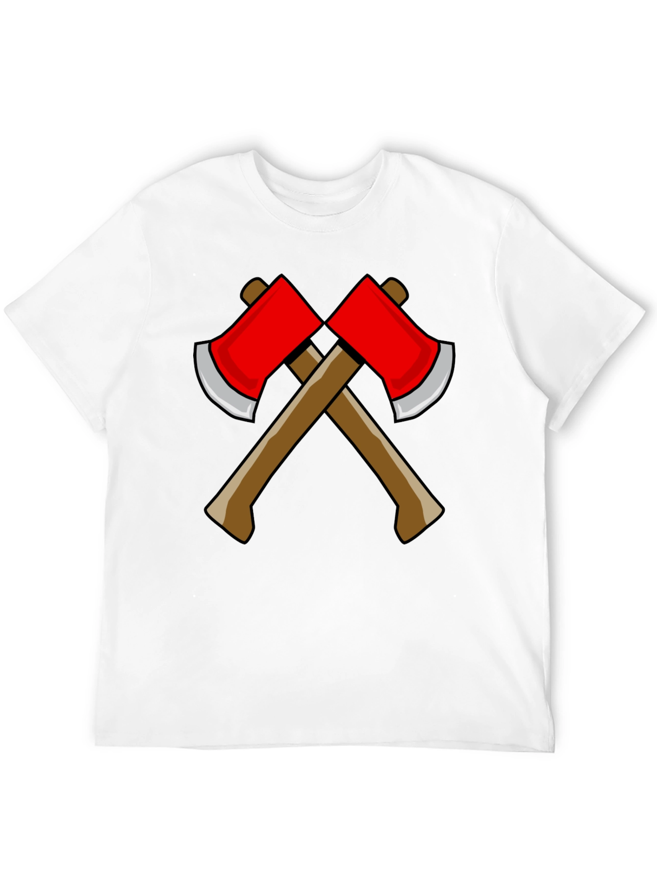 Axe Design Black T-Shirt