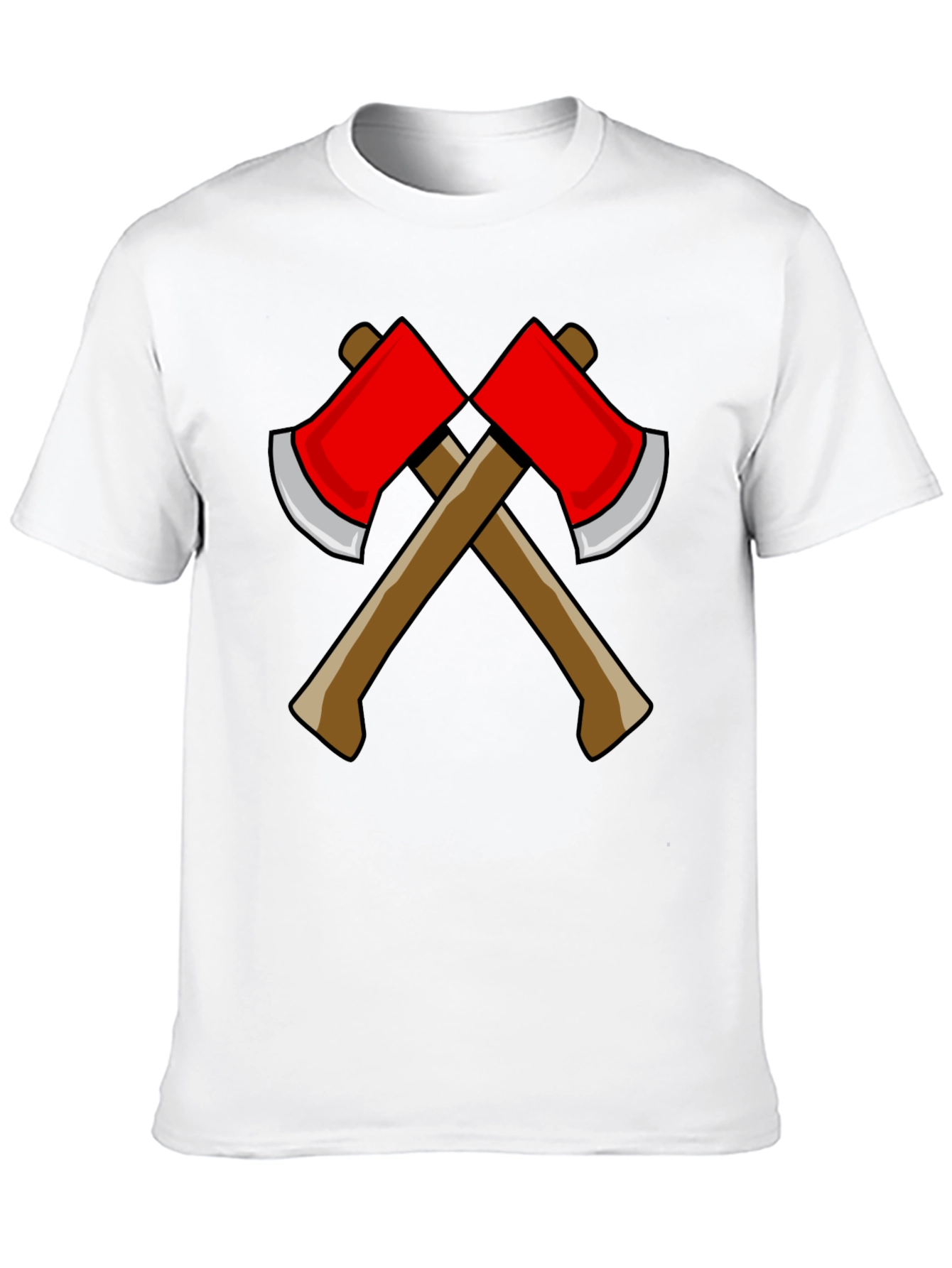 Axe Design Black T-Shirt