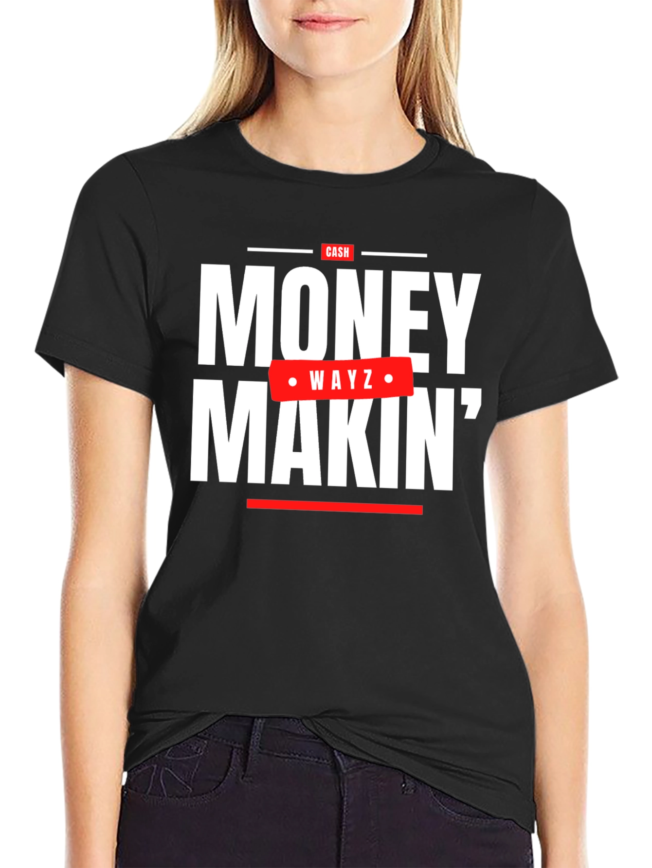 Cash Money Wayz Makin Graphic T-Shirt - Black