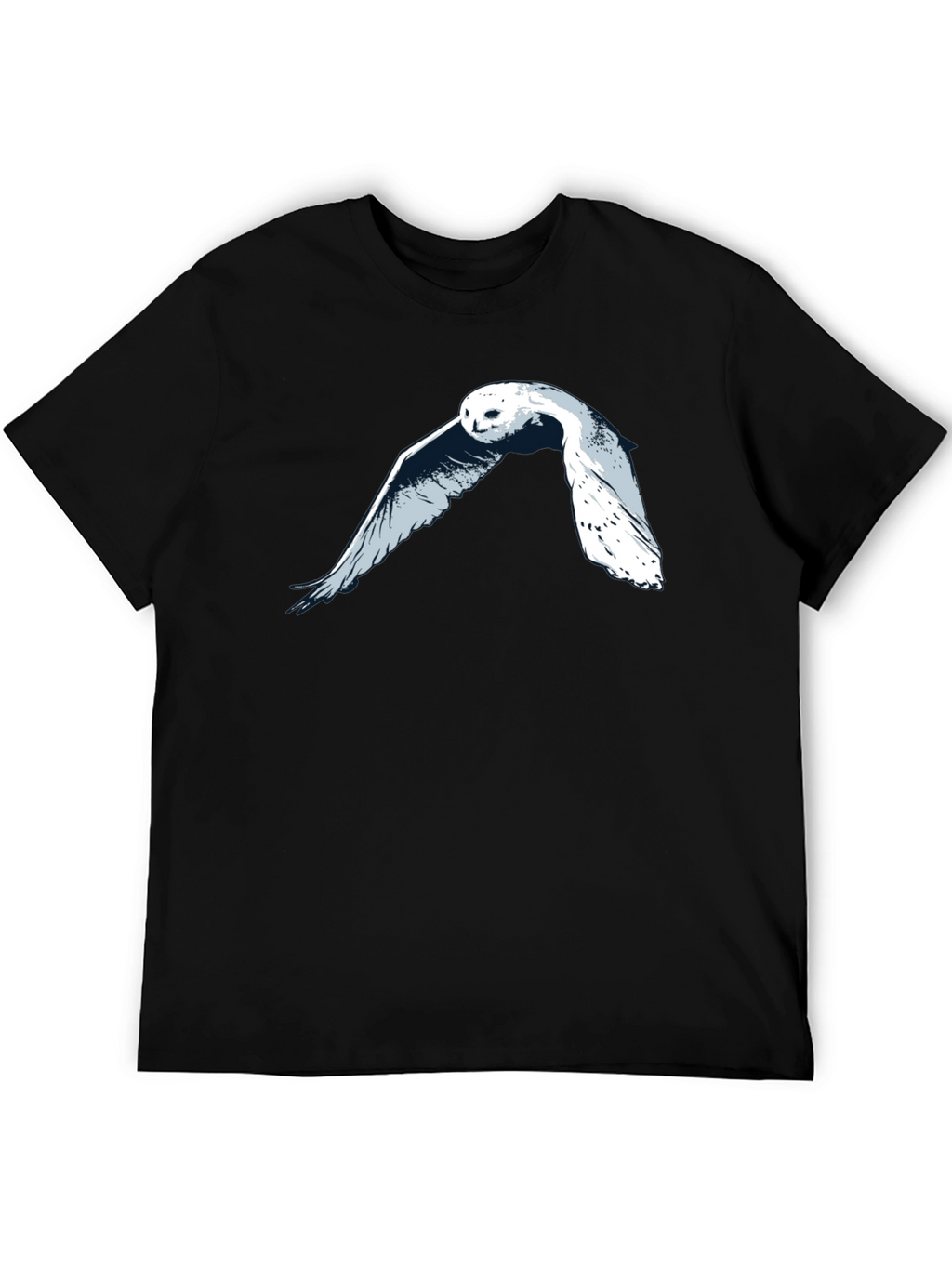 Owl Graphic T-Shirt - Black