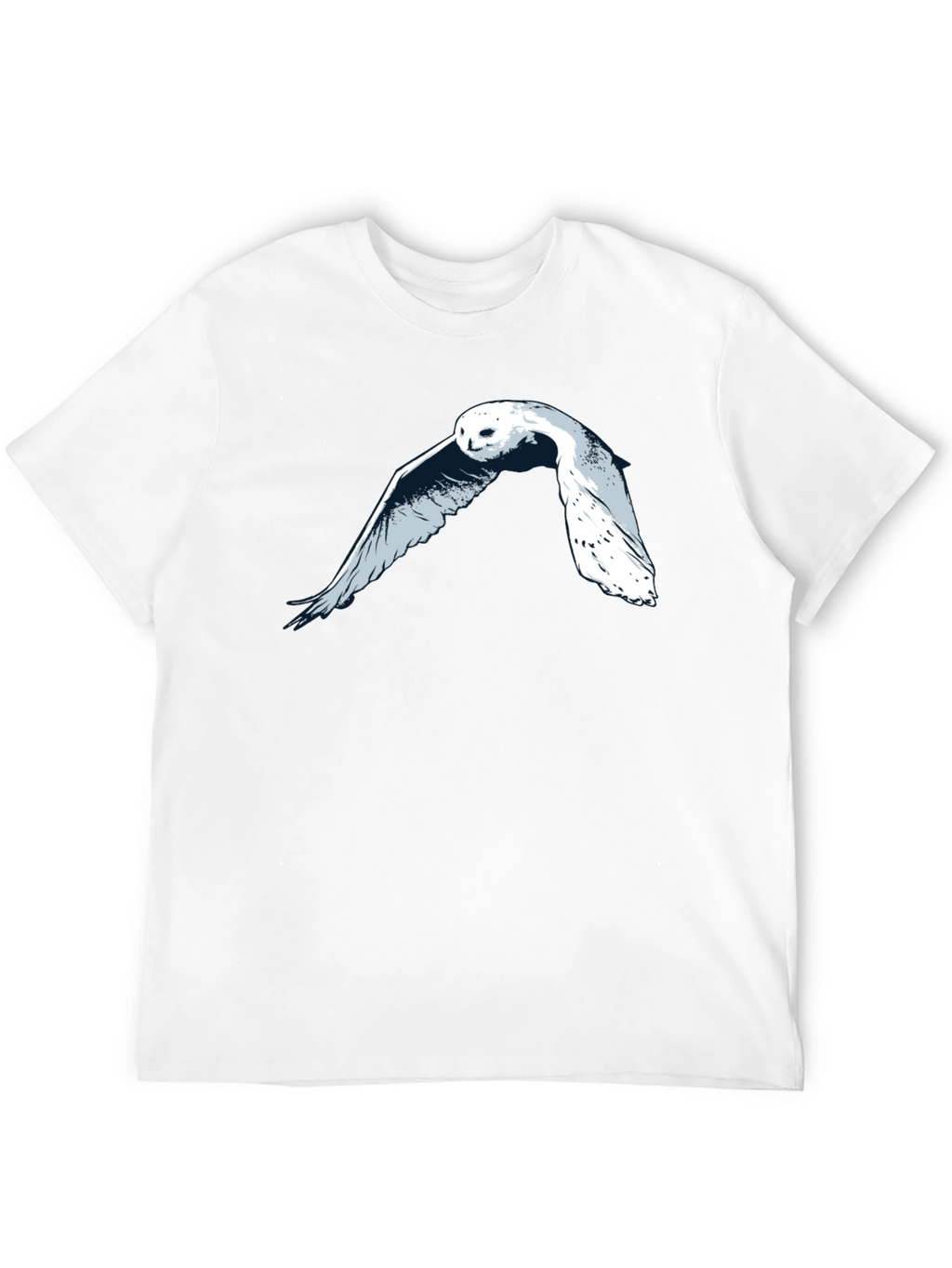 Owl Graphic T-Shirt - Black