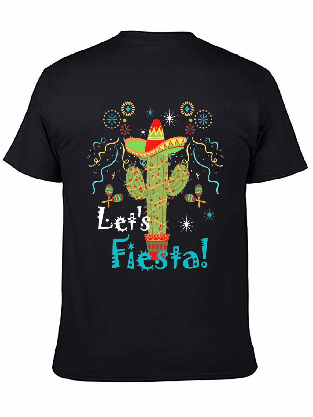 Lets Fiesta Cactus Graphic Tee