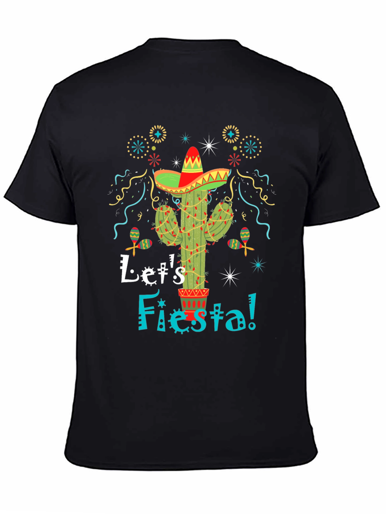 Lets Fiesta Cactus Graphic Tee