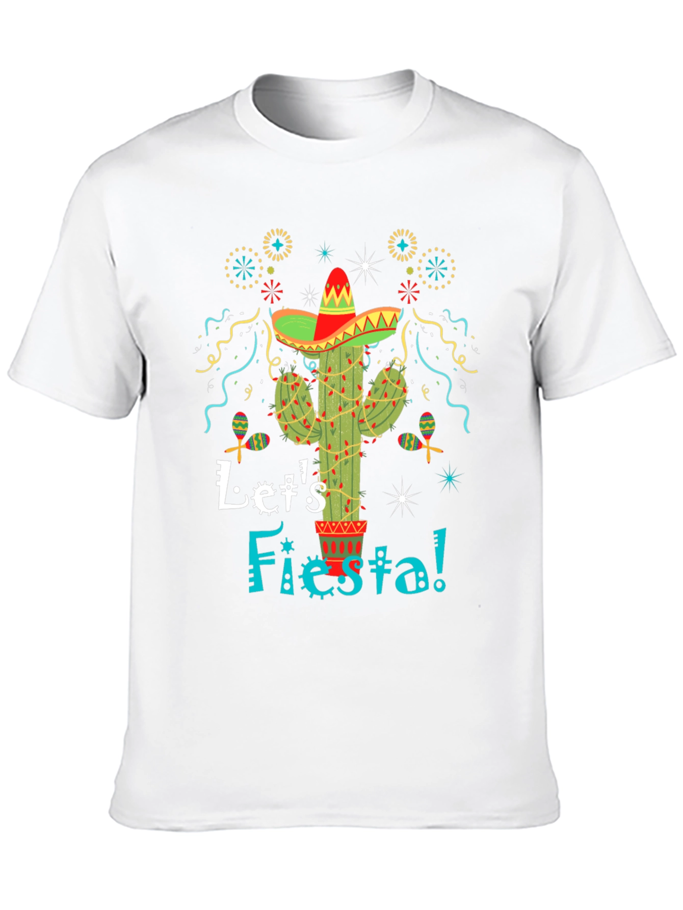 Lets Fiesta Cactus Graphic Tee