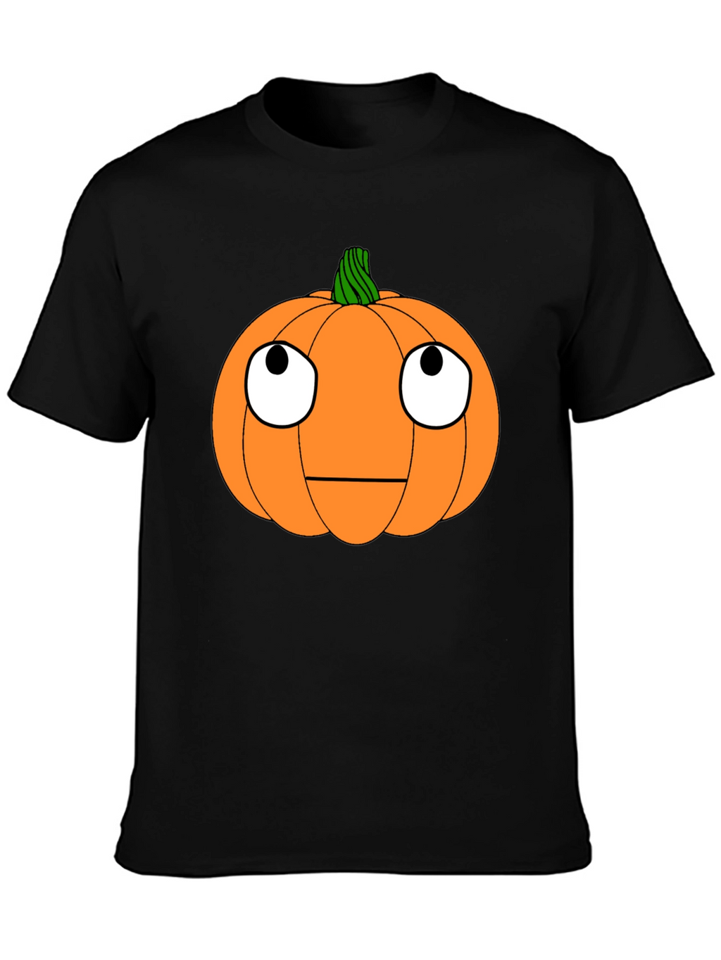 Funny Pumpkin Face Halloween T-Shirt